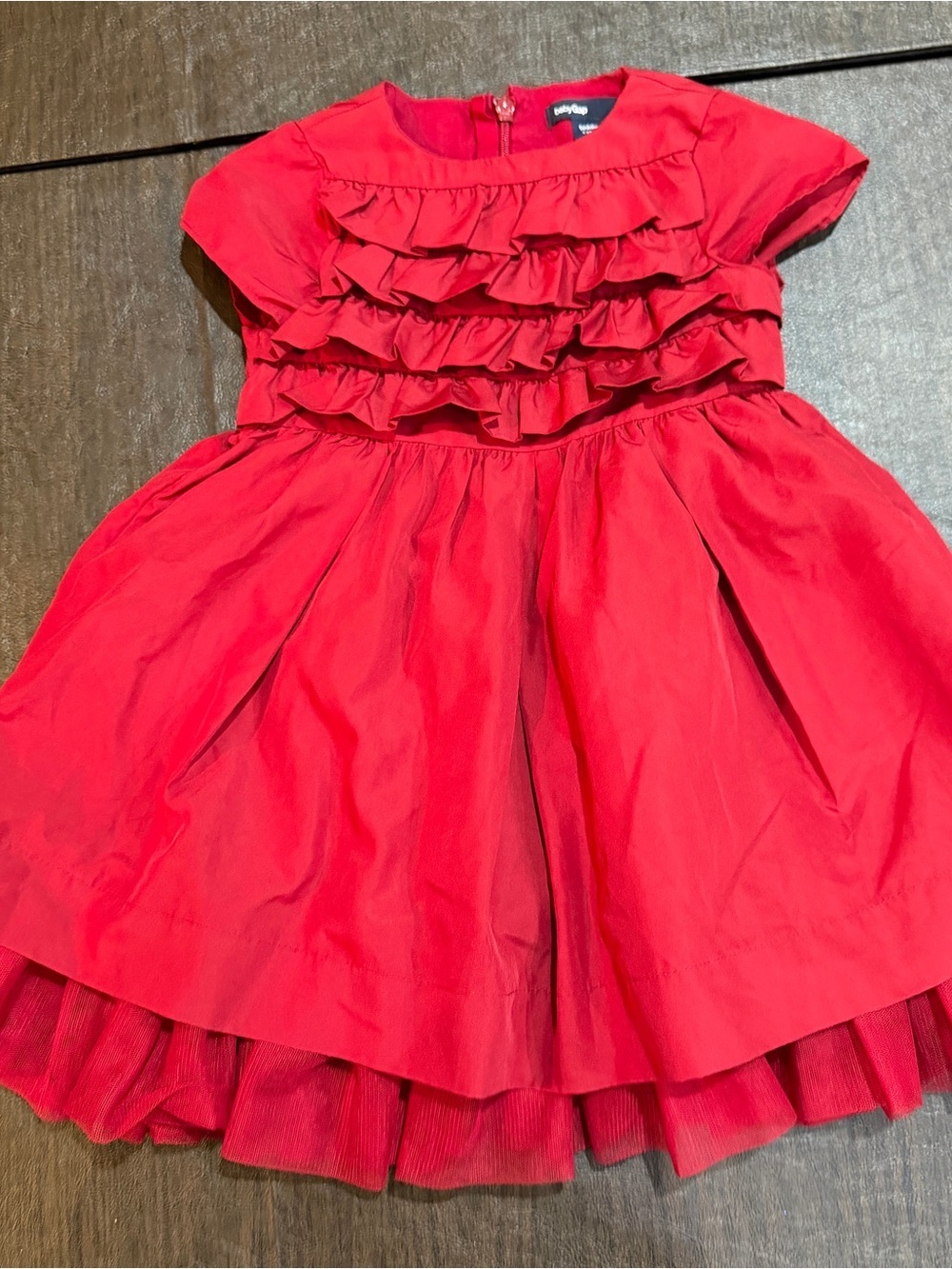 babyGap Toddler 2T Red Ruffle Dress